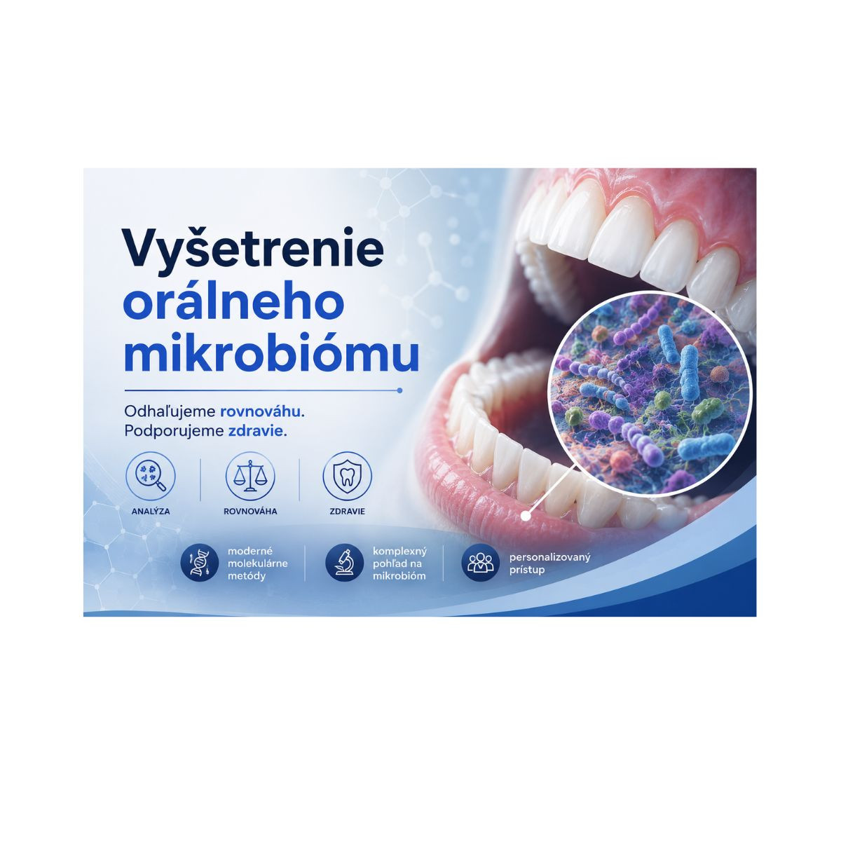 Vyšetrenie orálneho mikrobiómu